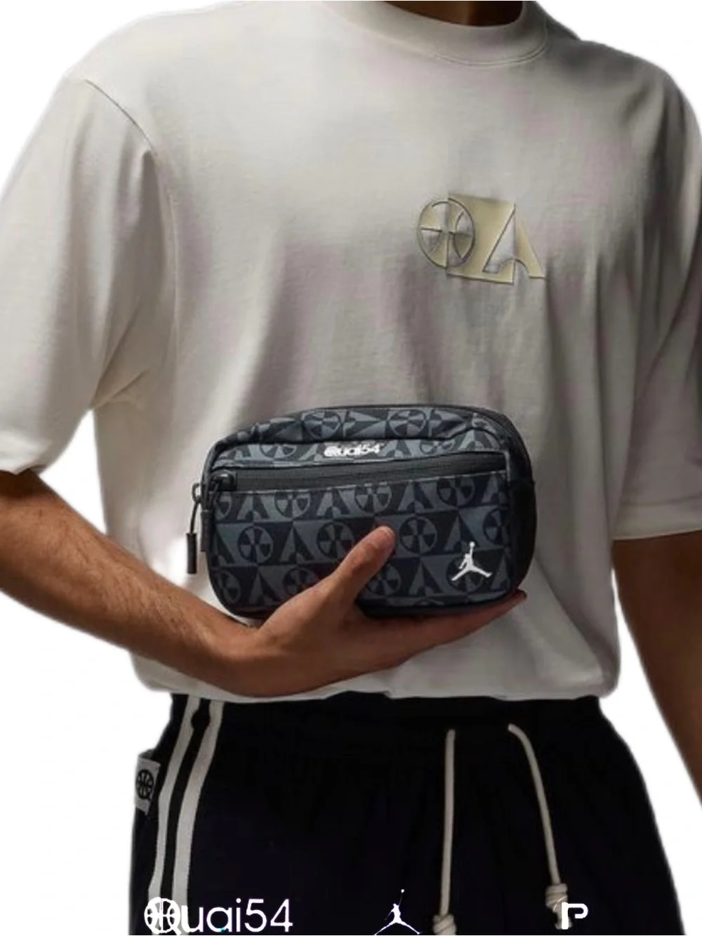 Jordan QUAI 54 Camera Shoulder Bag • Off Noir Black • 2024